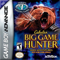 Cabela's Big Game Hunter 2005 Adventures GameBoy Advance US box art